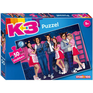 Studio 100 K3 Line Puzzle 3 Ferkel und die Wölfe, 50..