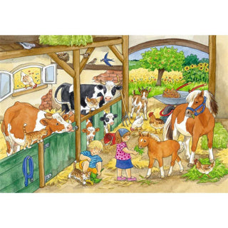 RAVENSBURGER - Gladt jordbruksliv 2 x 24 stycken