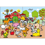 Studio 100 bumba puzzel boerderijdieren, 4st.
