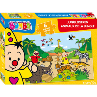 Studio 100 bumba puzzel jungledieren, 6st.