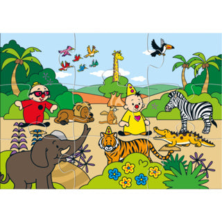Studio 100 bumba puzzel jungledieren, 6st.