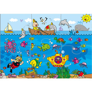 Studio 100 bumba puzzel zeedieren, 9st.