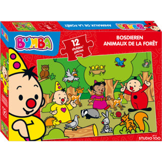 Studio 100 bumba puzzel bosdieren, 12st.