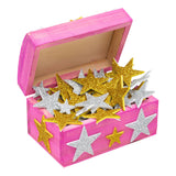Farbgebiete - Foamstickers Glitterstars, 100..