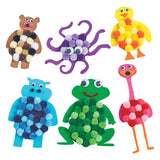 Farvninger - Pompomps 6 farver, 1500st.