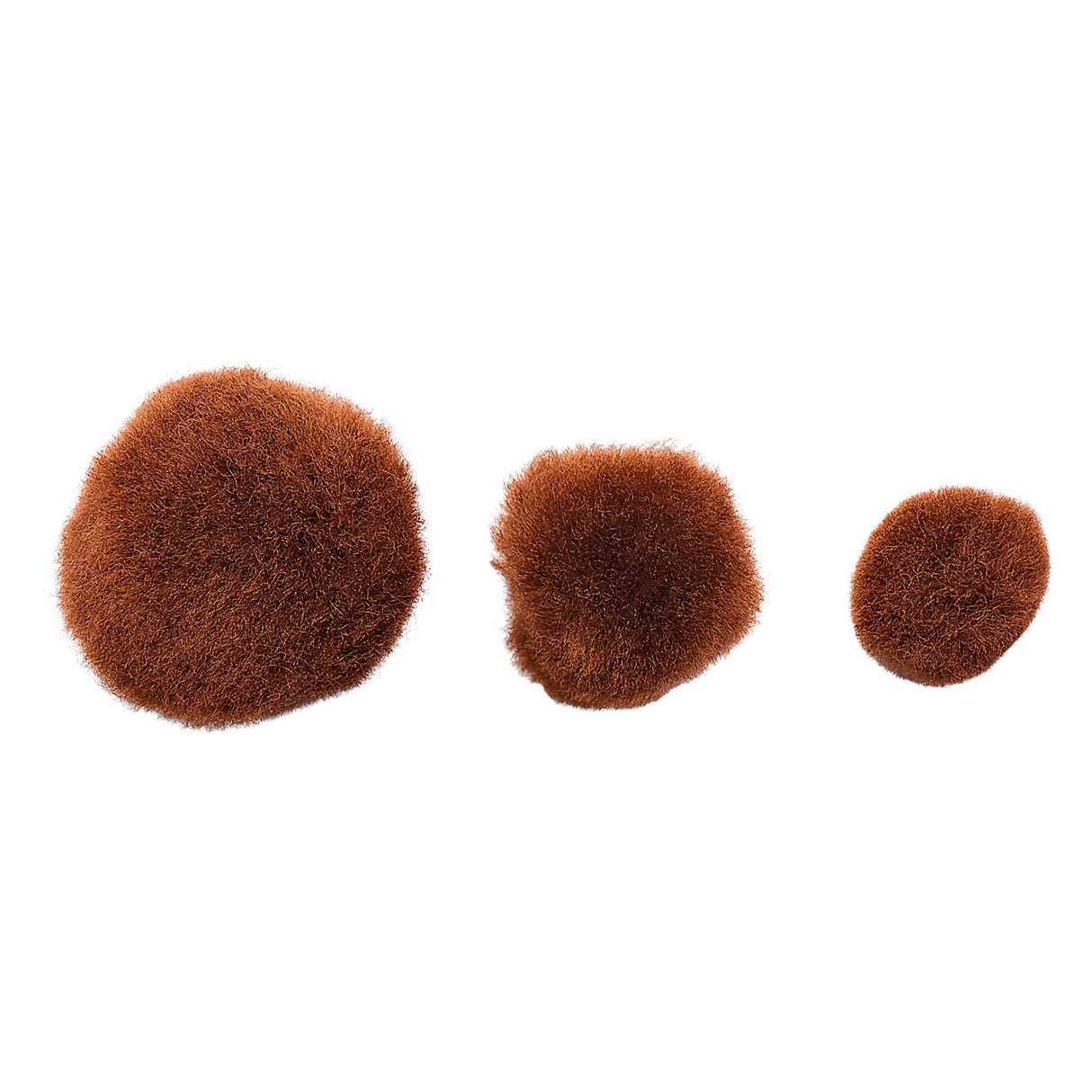 Colorations Pom Poms Bruin, 100th.
