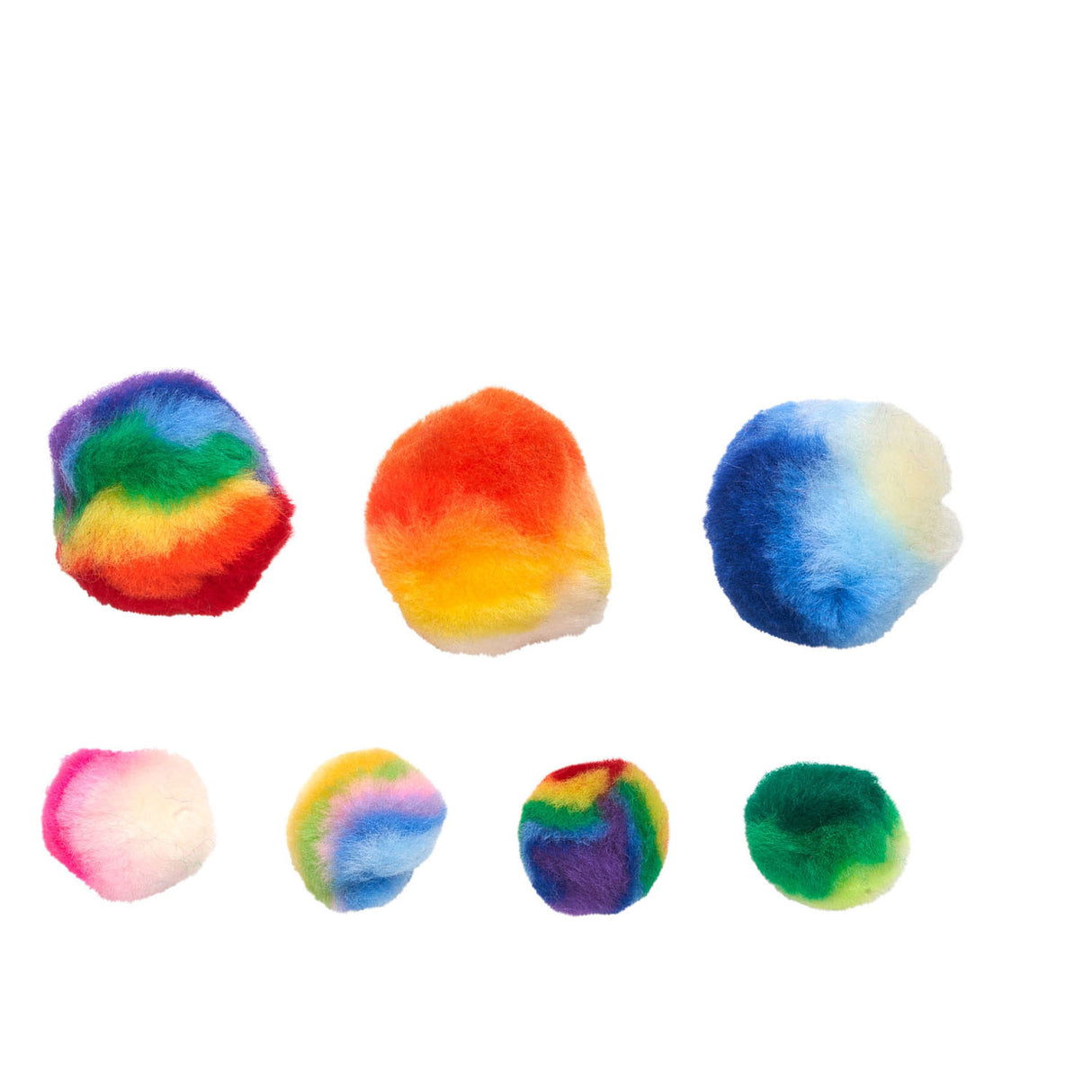 Colorazioni - Pom Pom a strisce Regenboog, 180st.
