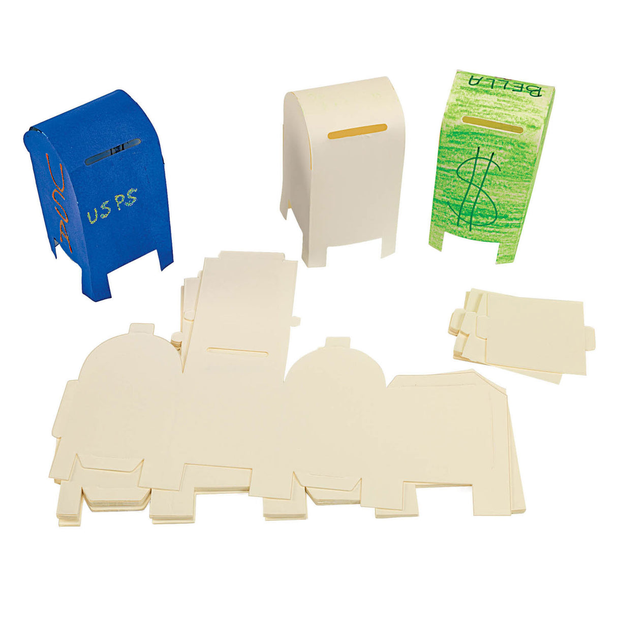 Färben - Faltbare Papierbriefbox, 20 -Set von 20