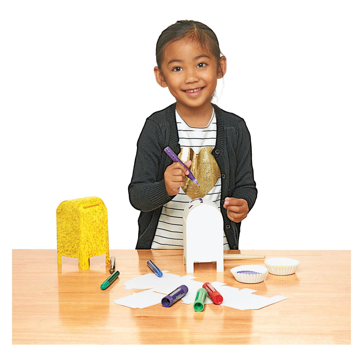 Färben - Faltbare Papierbriefbox, 20 -Set von 20