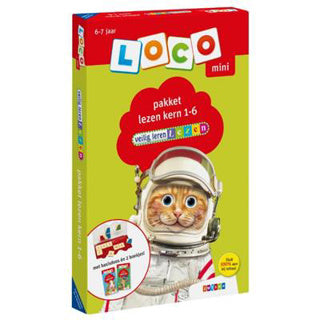 Mini loco-bezpečné učení čtení balíčku Core 1-6 (6-7 let)