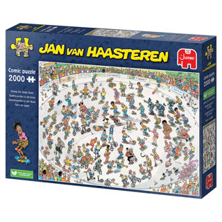 Jan Van Haasteren Pluzzle - Skateboarding in the Bowl, 2000st.