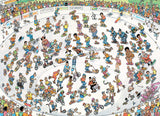 Jan Van Haasteren Pluzzle - Skateboarding in the Bowl, 2000st.