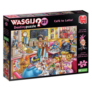 Jumbo wasgij destiny 27 legpuzzel - de koffieshop!, 1000st.