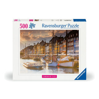 Ravensburger jigsaw puzzle Sonnenunt. in Copenhagen, 500st.
