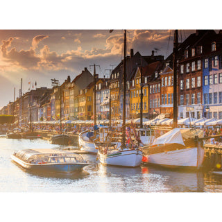 Ravensburger jigsaw puzzle Sonnenunt. in Copenhagen, 500st.