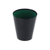 Tasse de dice de base 9 cm vert noir