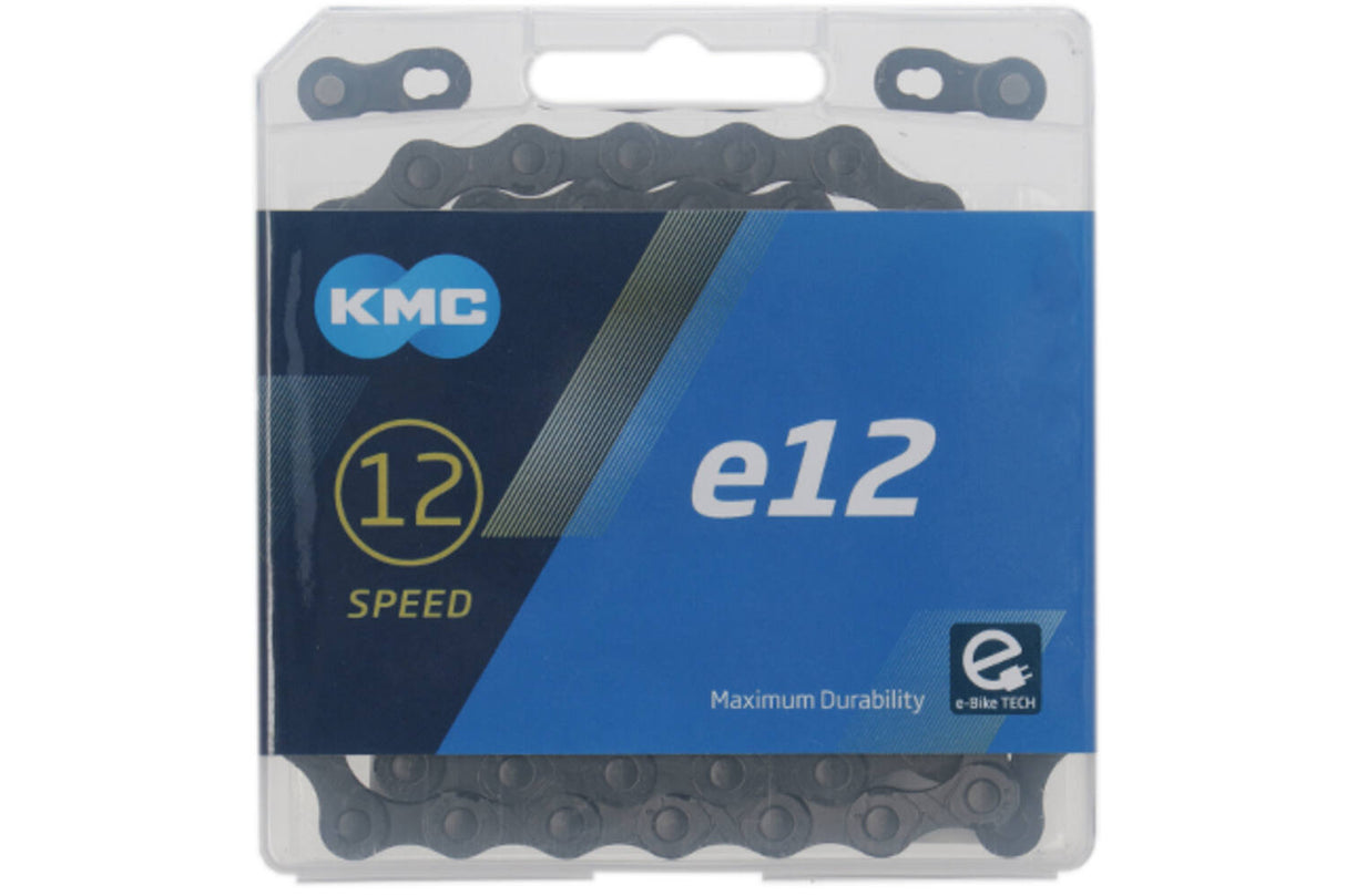 Naszyjnik KMC E12 BlackTech, 1 2x11 128, 130 linków, pin 5,2 mm, 12-biegowy