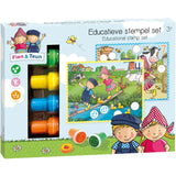Bambolino hračky Fien a Teun Educational Stamp Set 14-SECE