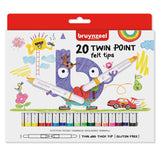 Bruynzeel - Felt -tip Flometnika Twin Point 20 kosov