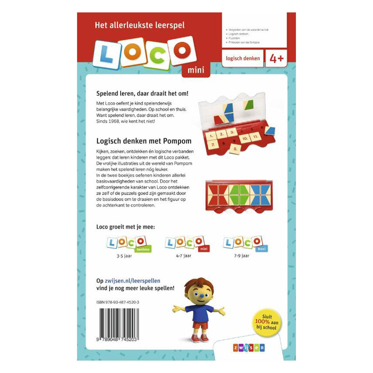Mini Loco Rompompom Pacchetto logico Pensiero (4-6 anni)