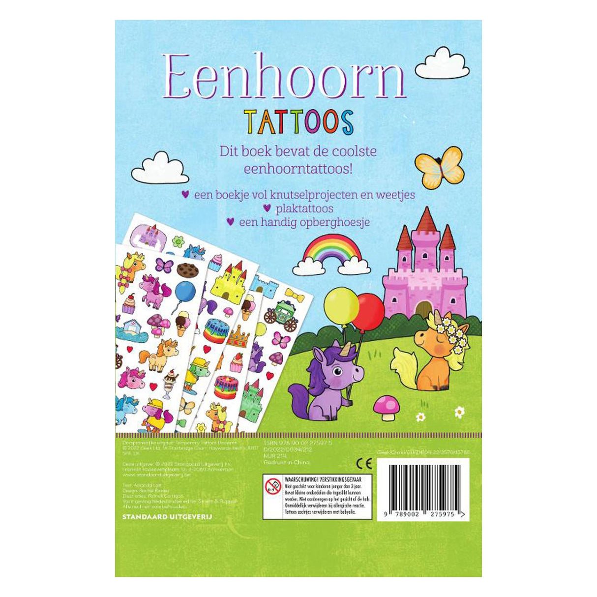 WPG UITGEVERS TATTOOS Unicorn