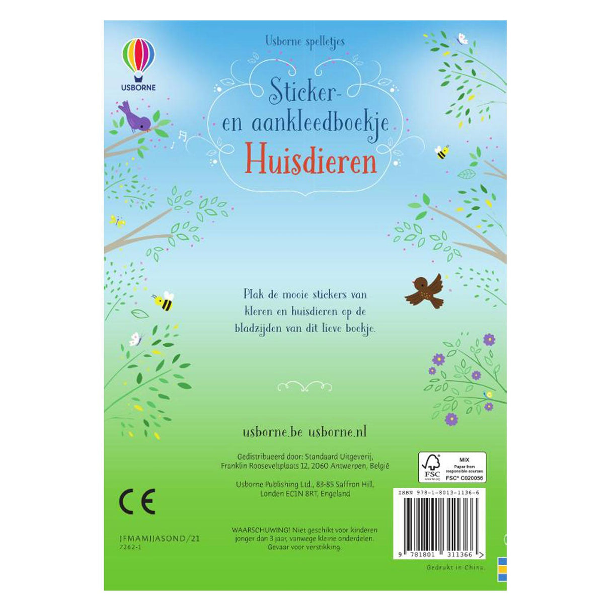 Sticker and dressing book pets
