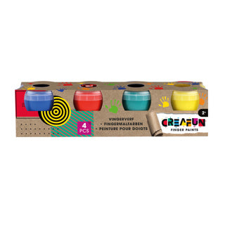 CREAFUN Finger paint 4 x 140 grams