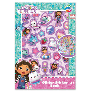 Creative Craft Group Glitter Sticker Book A5 - Gabby's Poppenhuis