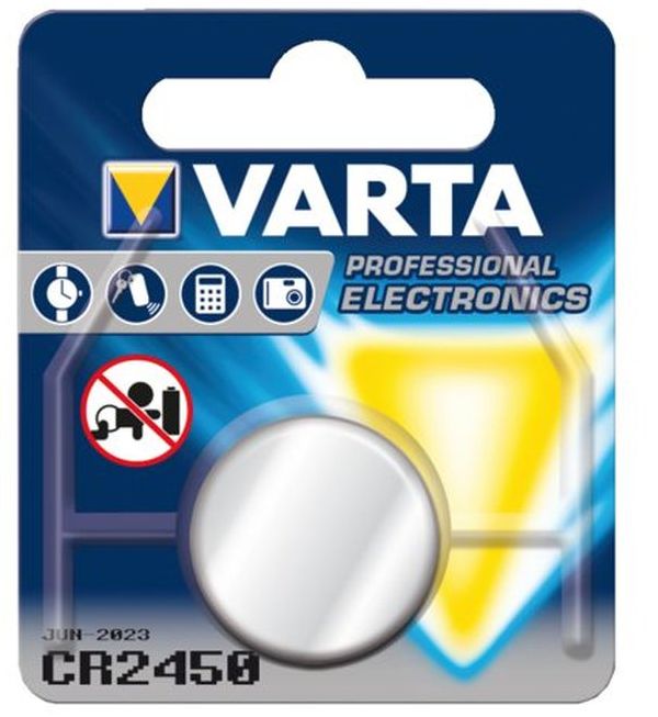 Var TA CR2450 Lithium 3V sur la carte