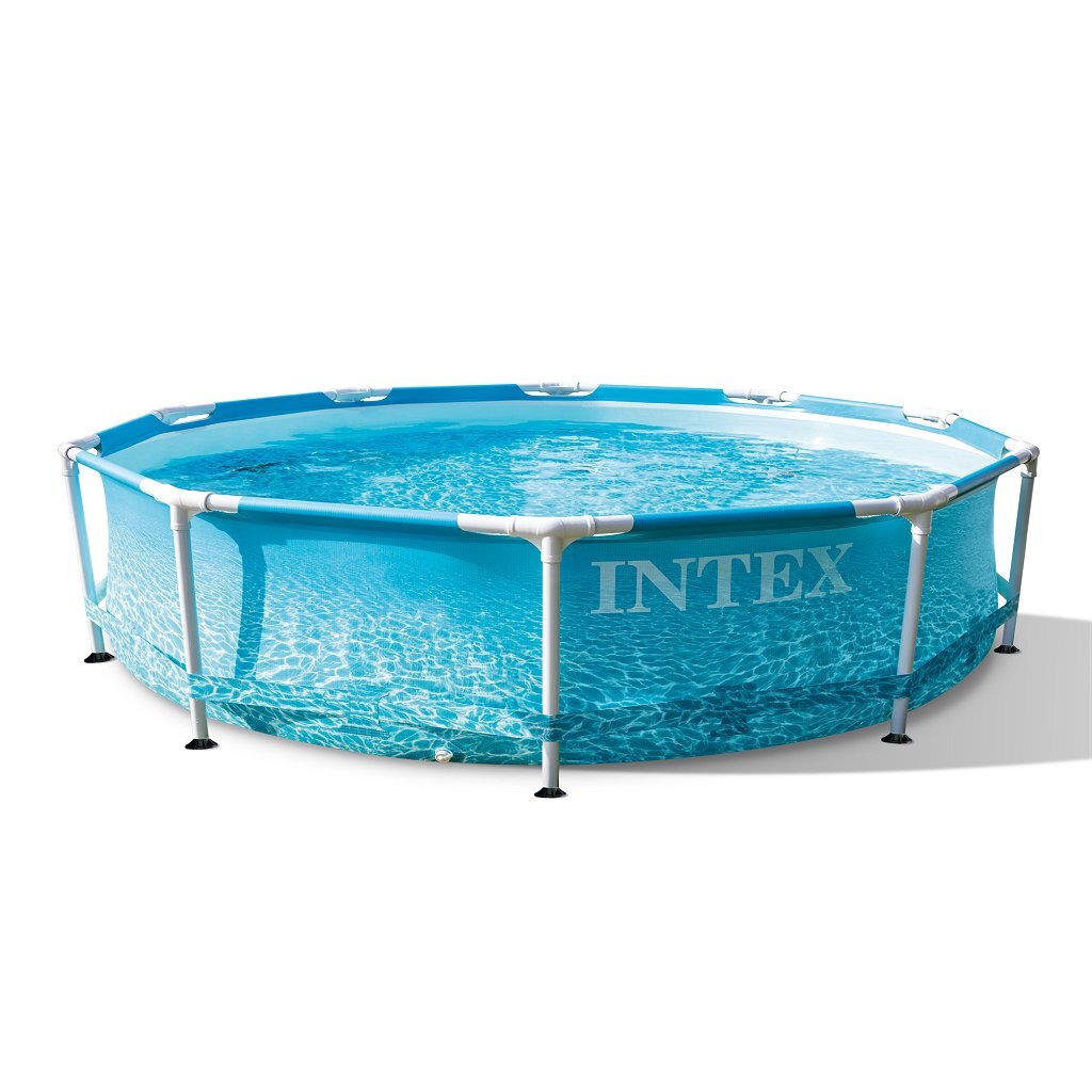 Intex 28206NP Swimming Pool 305x76 cm ved stranden.