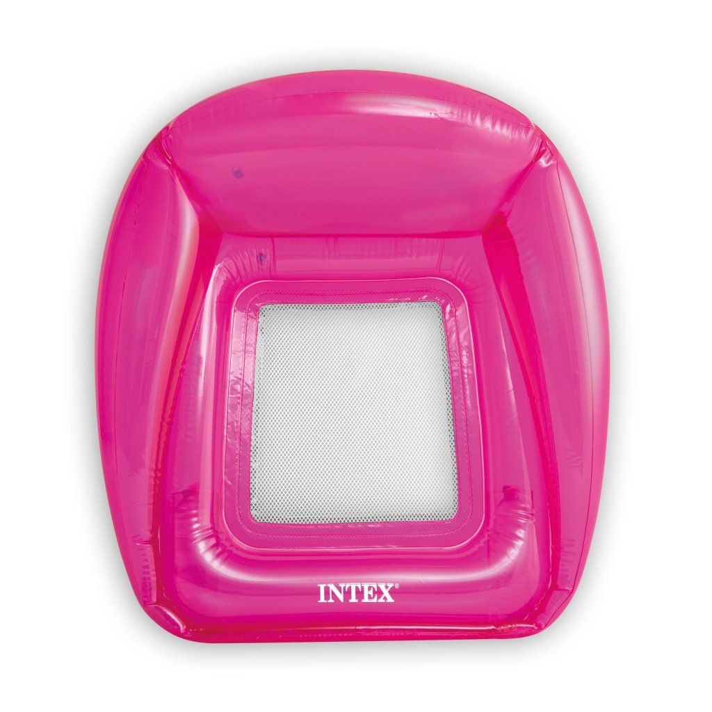 Sedia a sdraio trasparente intex