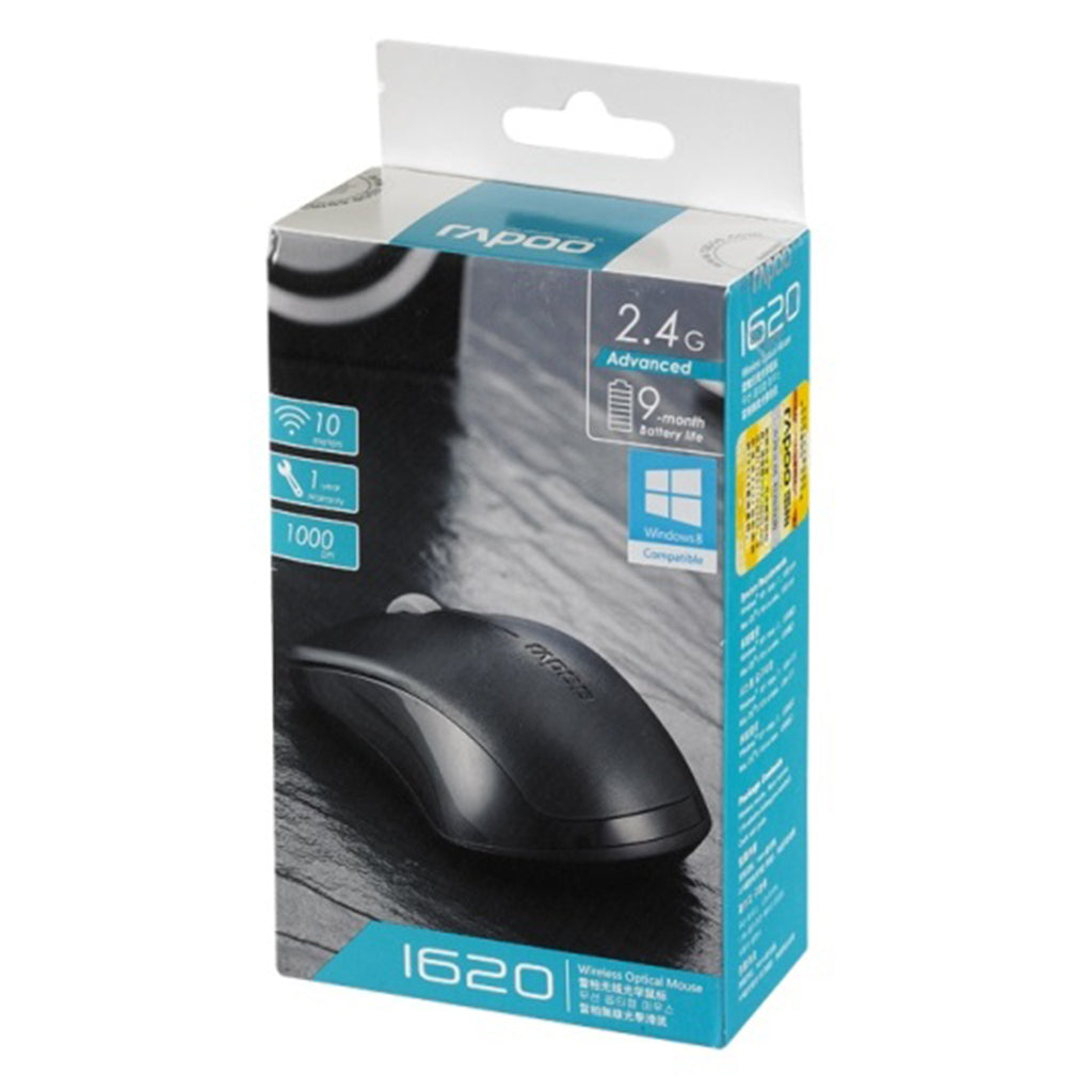 Rapoo Mouse Opt. 2.4GHz negro 1620