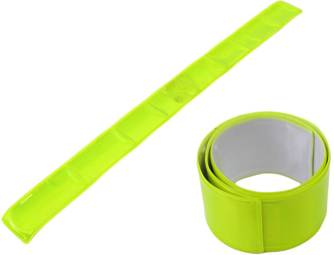 M-Wave Bracelet Snap-On Reflecting Yellow (1 pair)