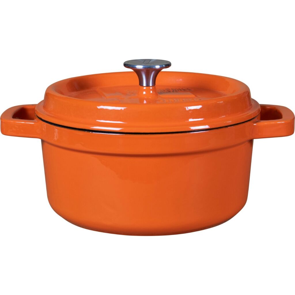 Solinger la padella arancione in ghisa con ghisa premium a vento 2,5 litri arancione