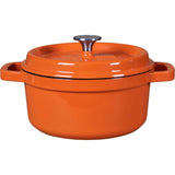 Solinger la padella arancione in ghisa con ghisa premium a vento 2,5 litri arancione