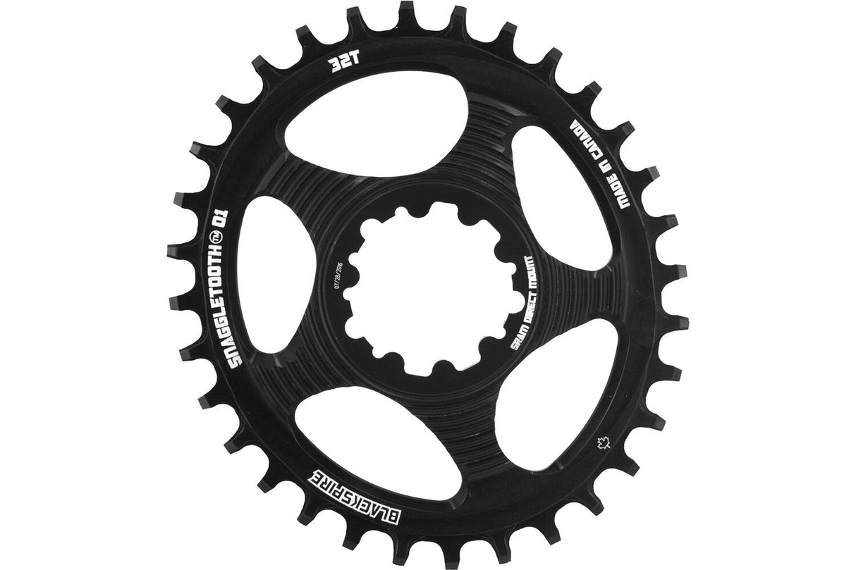 BlackSpire - - řetězový top řetězec Top Snaggletooth Oval SRAM spline 32 6mm offset