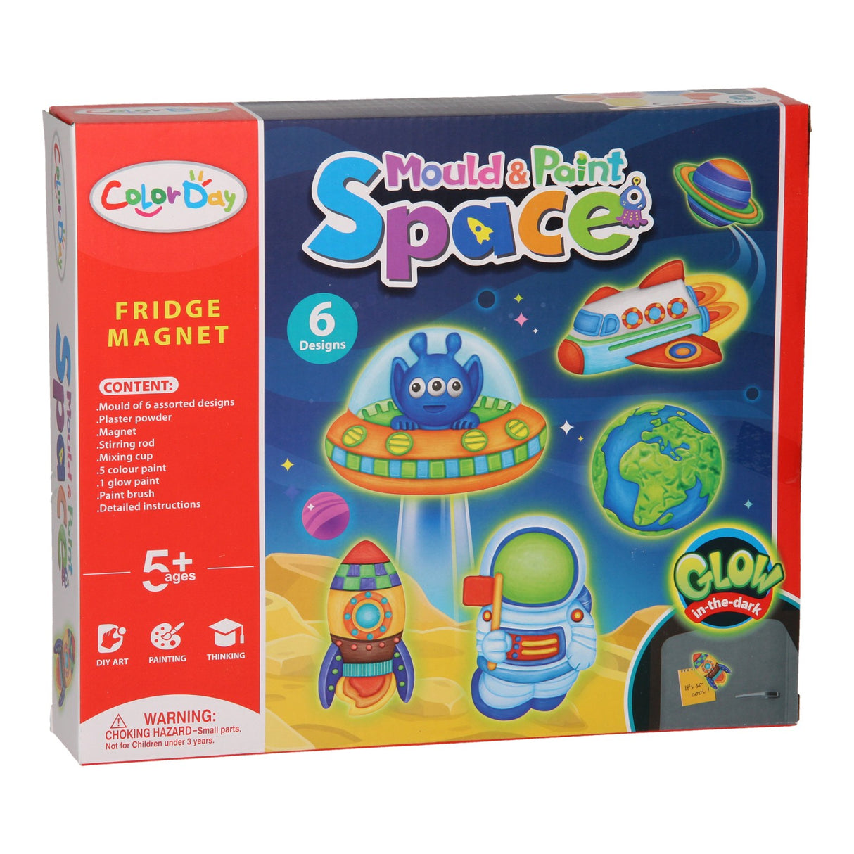 Sádra nalití magnetů Space