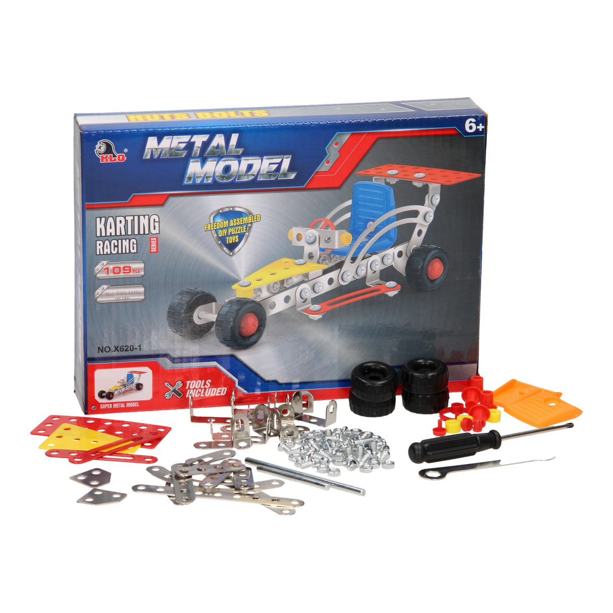 Constructie metaal raceauto, 109dlg.