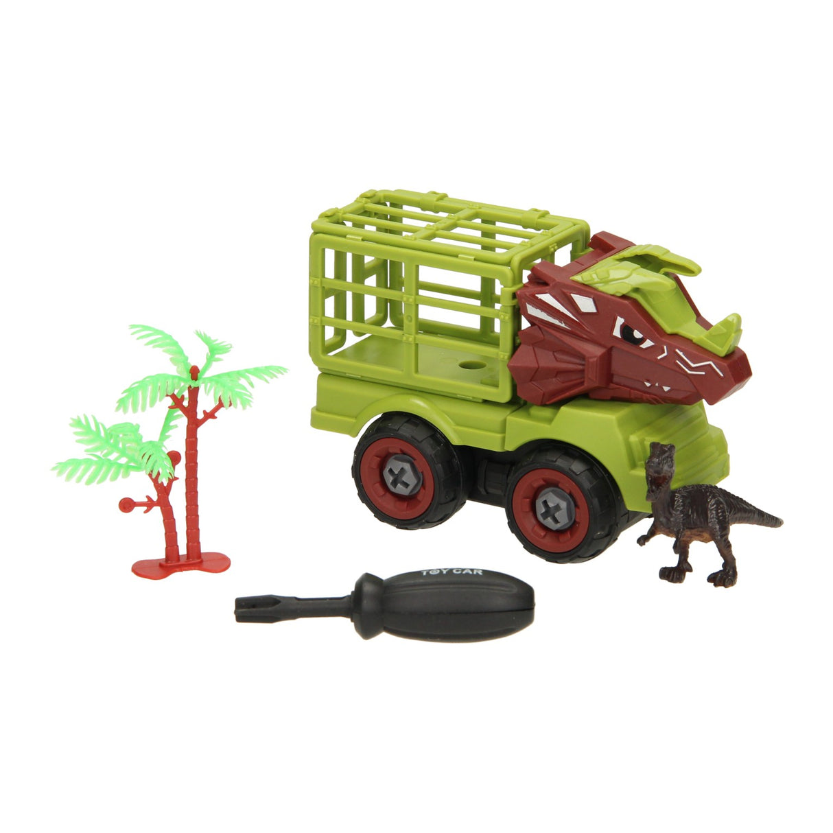 Bouw auto dino met kooi