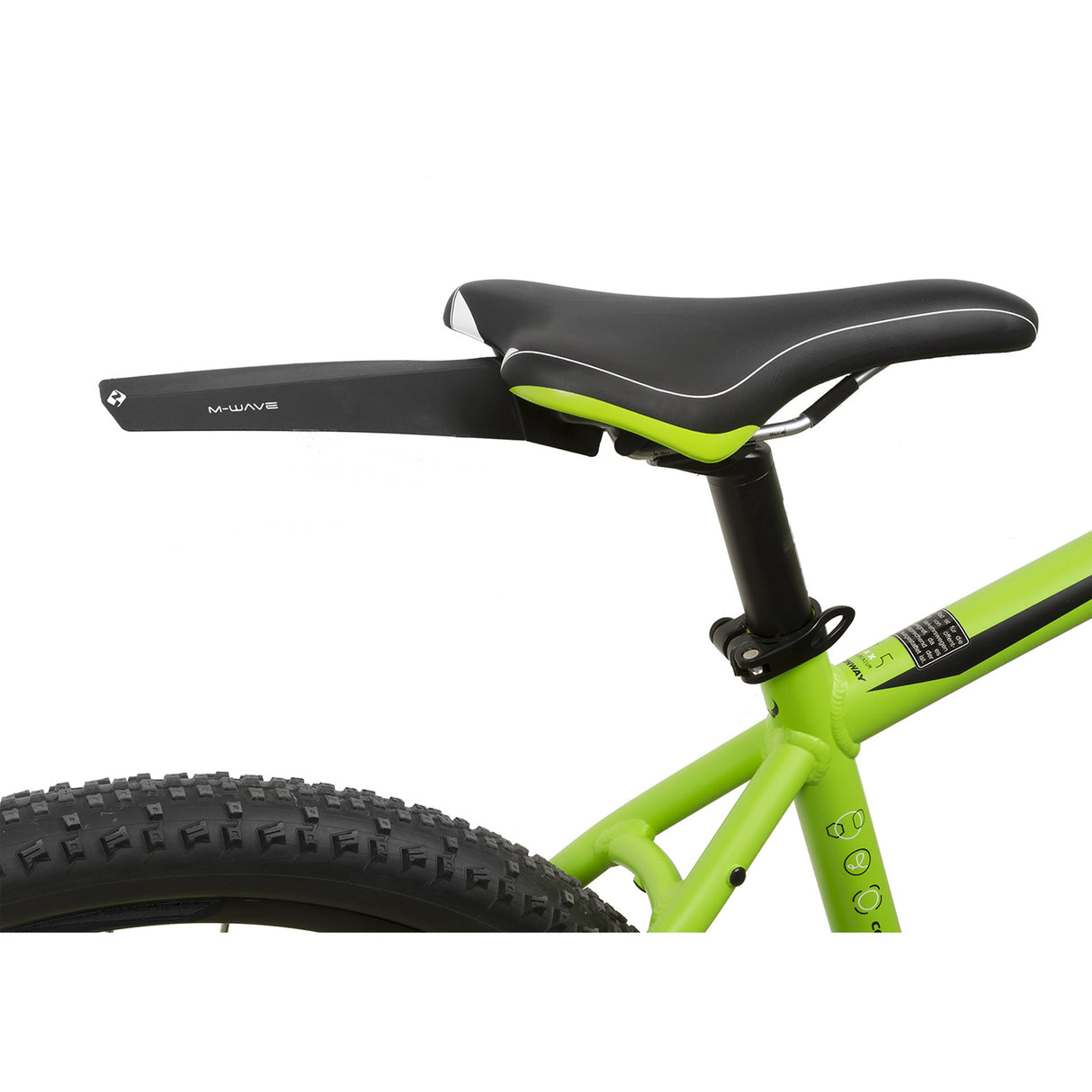 M-Wave Faltbare hintere Kotflügelschlamm maxe Flex R Clip-On