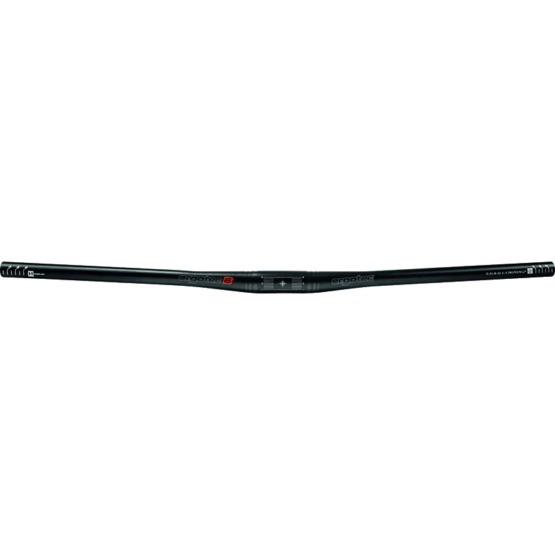Ergotec Lenkung flach Stange 31,8x680 mm schwarz