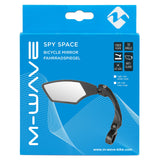 Miroir à vélo d'onde M 110 x 55 mm à droite noir