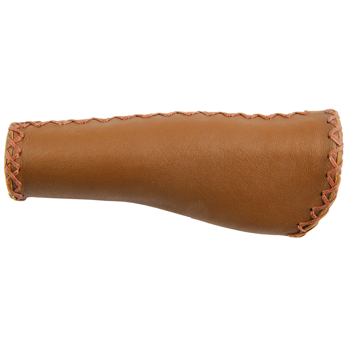 Echter Lederfahrradschlitz, 135 mm, ergonomische Form