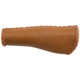 Echter Lederfahrradschlitz, 135 mm, ergonomische Form