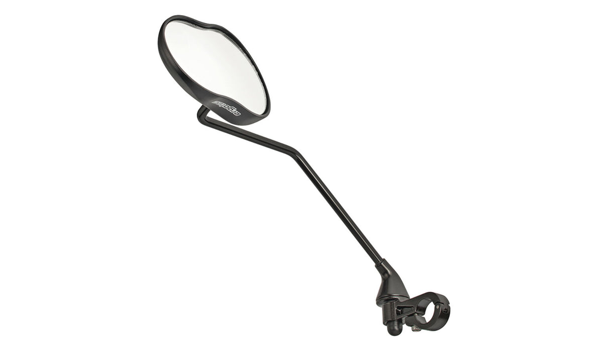 Ergotec Spiegel M-99LV mit langem Arm 121 x 78-66 mm Aluminium Schwarz Sandstrahlung
