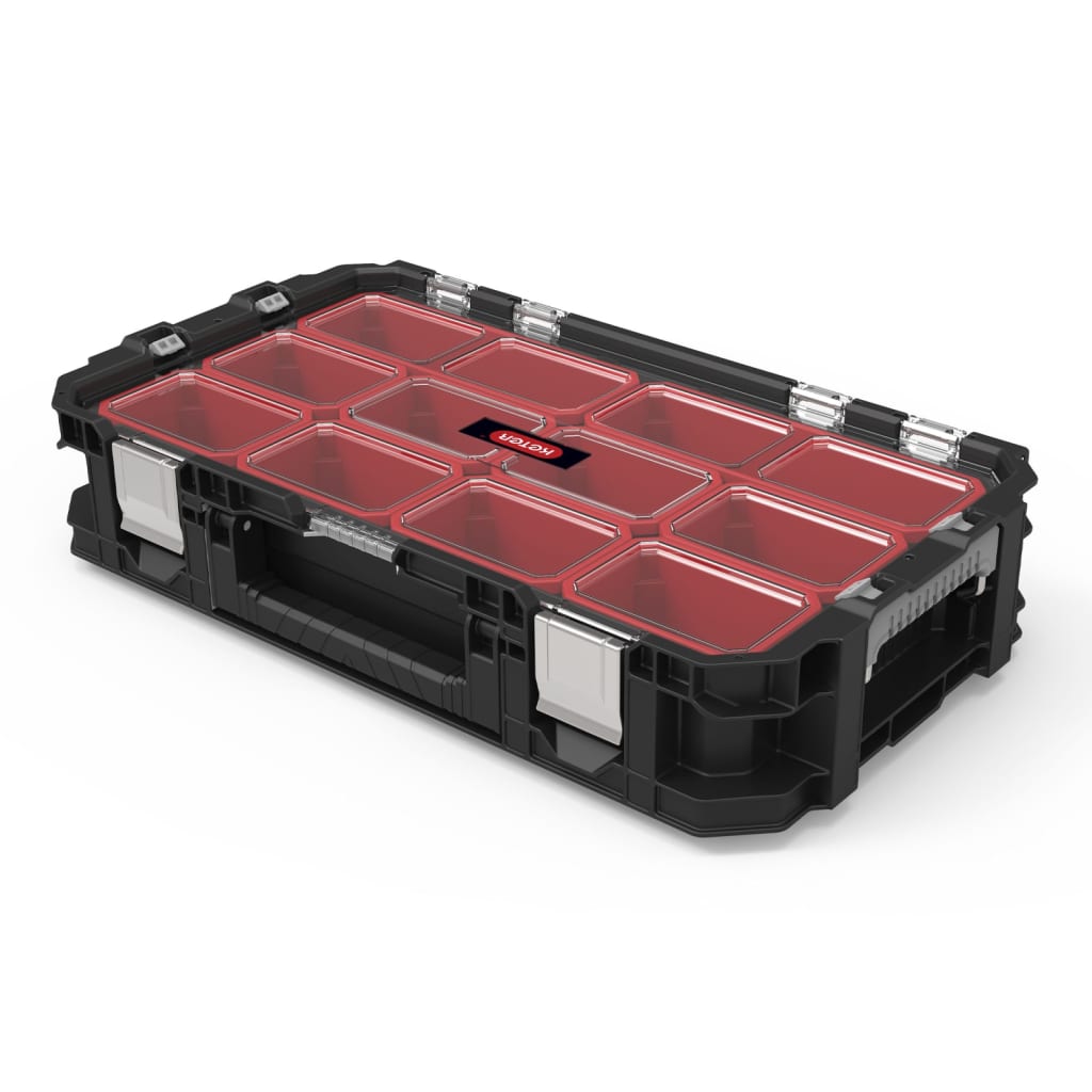 Keter Keter Tool Box Connect with Organizer Mobile Black