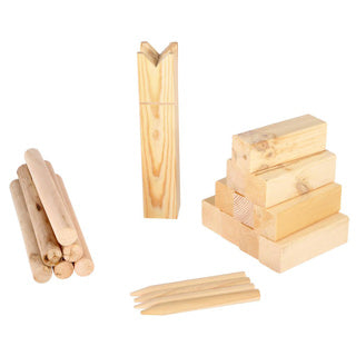KUBB set large wood FSC, 21dlg.