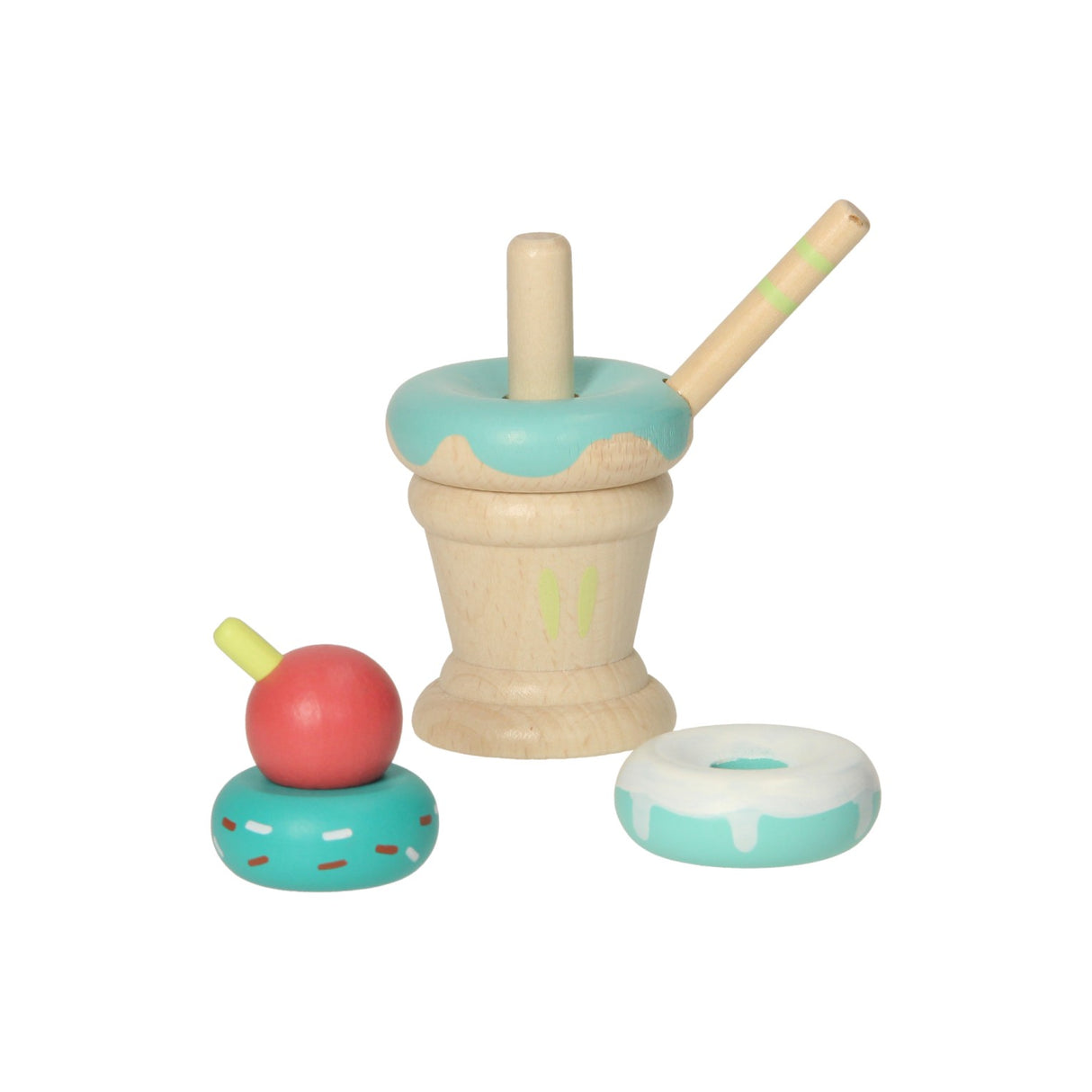 Stack toy wood ice cream