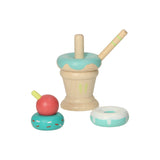 Stack toy wood ice cream