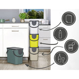 Rotho Rotho Albula Waste separation spread bin 25l Mistletoe White